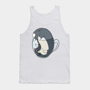 cat cup cute Tank Top